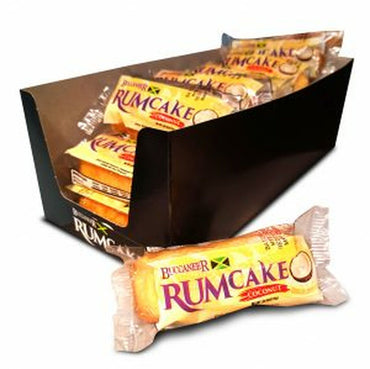 Buccaneer Pocket Size Rum Cake (box of 10)- Coconut